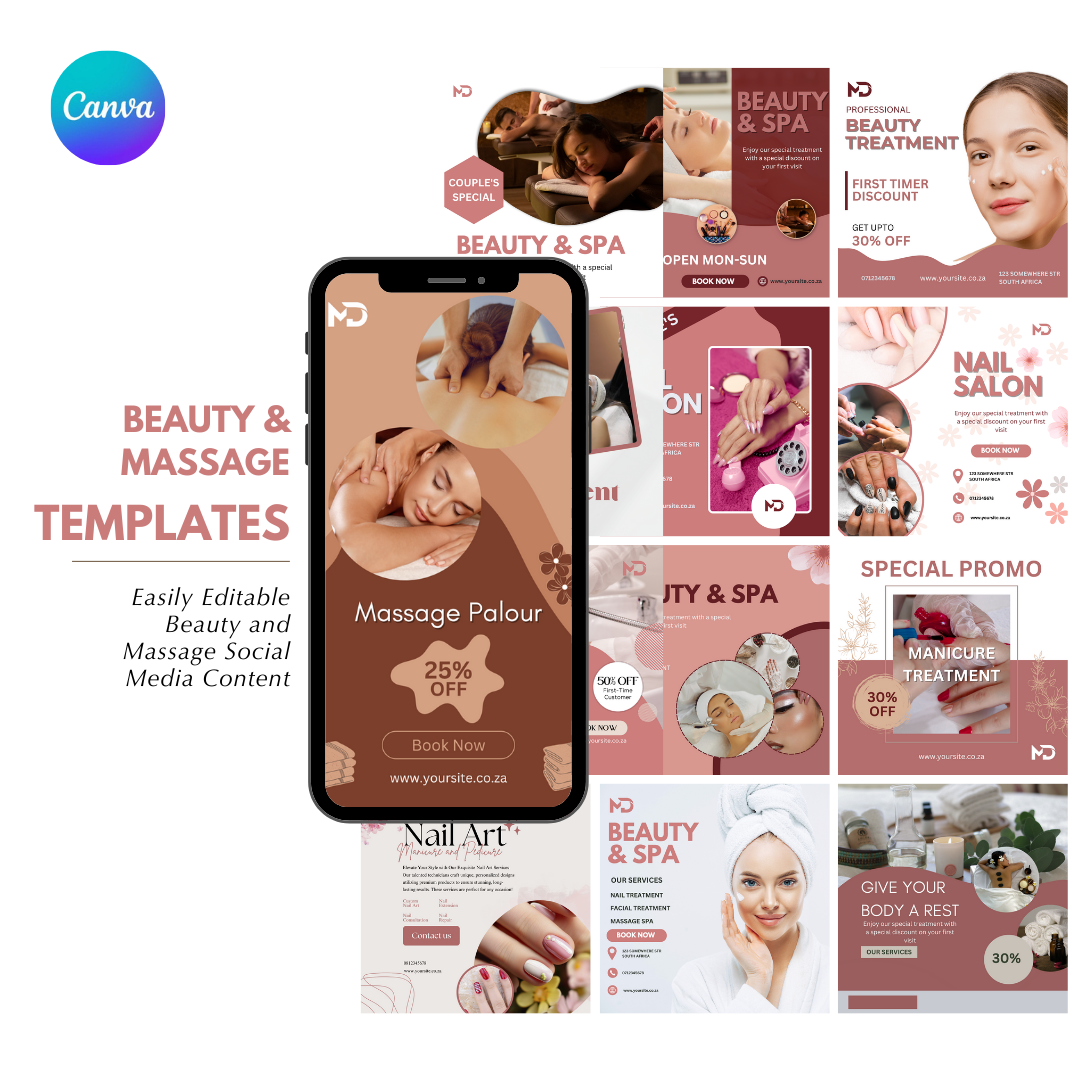 Beauty & Massage Content Pack