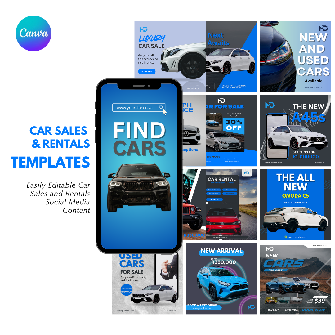 Car Dealerships & Rental Content Pack