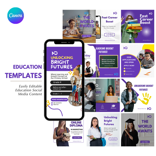 Education & Online Courses Content Pack